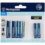 Westinghouse Dynamo Alkaline AA and AAA Battery Pack of 6