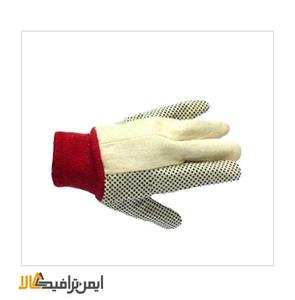 دستکش کار خالدار