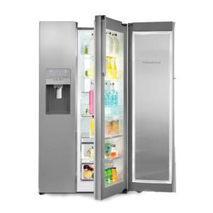 یخچال فریزر اسنوا ساید بای ساید سری گالری مدل SS-P3500SS نمای استیل