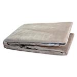 Gynura Velvet Brown Mattress Protector Size 80x200 cm