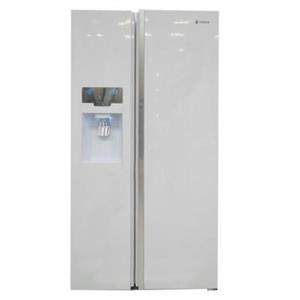 یخچال فریزر اسنوا ساید بای ساید سری گالری مدل SS-P3500GW سفید براق (سفید متالیک)