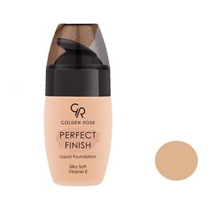 کرم پودر گلدن رز مدل پرفکت فینیش شماره 60 Golden Rose Perfect Finish Liquid Foundation - 60