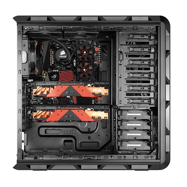 Green X7 Cougar Computer Case
