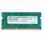 Apacer 4GB PC3-12800S SoDimm Notebook RAM Memory Module AS04GFA60CATBGC