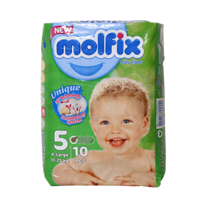 پوشک بچه سایز 5 خیلی بزرگ مولفیکس (11 تا 25 کیلوگرم)