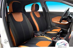 روکش صندلی چرم و تور ام وی X22 کد 2 برند آیسان Aison MVM Code seat Cover 