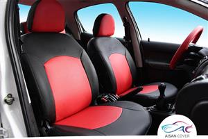  روکش صندلی چرم ایران خودرو پژو 206 برند آیسان Aisan Iran Khodro Peugeot 206  seat Cover