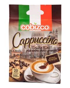 بسته ساشه کاپوچینو کوبیزکو مدل Cappuccino Extra Choco Granule cobizco Cappuccino Extra Choco Granule