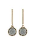 گوشواره آویز زنانه Simple Stone And Stick Short Drop Women Pendant Earrings Simple Stone And Stick Short Drop