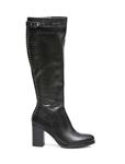 بوت چرم  پاشنه بلند زنانه Silvia Women Leather High Heel Boots Silvia