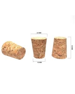 درب بطری چوب پنبه ترکیبی مدل 18-24 - بسته 10 عددی Combined Cork Bottle Model 18-24 - 10-digit Pack