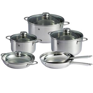 سرویس قابلمه 10 پارچه زولینگ مدل تویین نوا Zwilling Twin Nova Cookware Set 10 Pcs