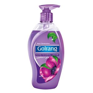 مایع دستشویی بنفش گلرنگ مقدار 500 گرم Golrang Purple Handwashing Liquid 500g