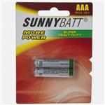 Sunny Batt Super Heavy Duty AAA Battery Pack of 2