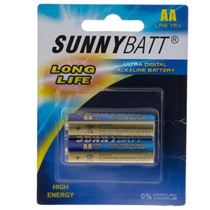 باتری قلمی سانی بت مدل Ultra Digital Alkaline بسته 2 عددی Sunny Batt Ultra Digital Alkaline AA Battery Pack of 2