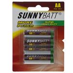 Sunny Batt Super Heavy Duty AA Battery Pack of 4