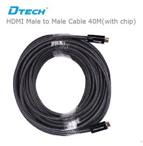 کابل HDMI دی تک مدل اچ 014 به طول 40 متر DTECH DT H014 40M CABLE WITH CHIP 