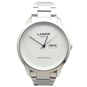 ساعت مچی عقربه ای مردانه لاروس مدل LM-N602-WhiteBlack Laros LM-N602-WhiteBlack Watch For Men