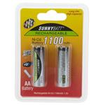 Sunny Batt Long Life Rechargeable AA Battery Pack of 2