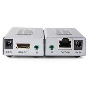 اکستندر HDMI IR دی تک مدل دی تی 7009 آی تا طول 60 متر DTECH DT-7009I HDMI extender 60m