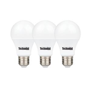 لامپ ال ای دی 9 وات تکنوتل مدل 309 پایه E27 بسته 3 عددی Technotel 9W LED Lamp 3PCS 