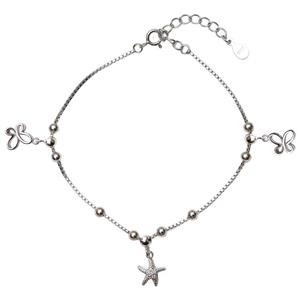 پابند نقره شهر جواهر مدل SJS-AN021