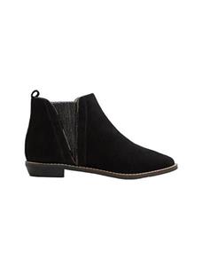 نیم بوت جیر دخترانه Girls Suede Flat Ankle Boots