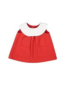 پیراهن نخی بدون آستین نوزادی یلدا Baby Girls Cotton Sleeveless Dress Yalda