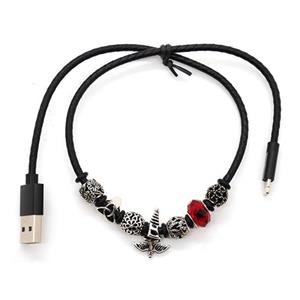 کابل تبدیل USB به لایتنینگ دبلیو کی مدل VENUS با طول 50 سانتی متر