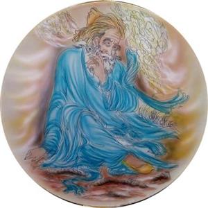 دف طرح دار نقاشی