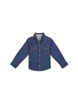 پیراهن جین پسرانه آبی پررنگ 05012 2Y Boys Denim Long Sleeve shirt 