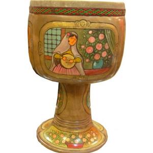 تنبک حلمی-نقاشی-تمبک طرح دار