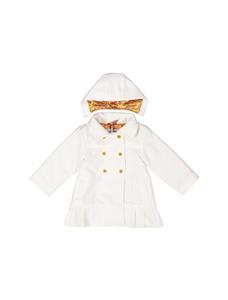 پالتو نخی یقه برگردان نوزادی دخترانه Baby Girls Cotton Turnover Collar Coat