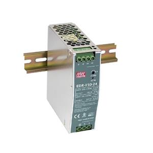 منبع تغذیه مین ویل 220 به 24 ولت 6.5 آمپر ریل خور