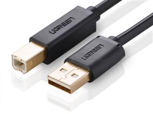 کابل پرینتر یوگرین Ugreen USB 2.0 AM To BM Print Cable 5M 