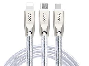 Hoco U9 Zinc Alloy Jelly Knitted Charging Cable 1.5m