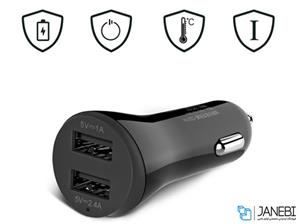 شارژر فندکی یوگرین Ugreen 2 ports Dual-USB Car 