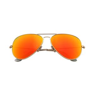 عینک آفتابی خلبانی  مدل Aviator Large Metal Gold Fire