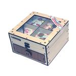 Famesin Equipped Large Wooden With Drawer Sewing Box