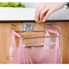 آویز کیسه زباله Stainless Steel Kitchen Cupboard Drawer Door Waste Bin
