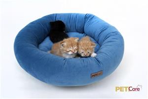 جای خواب سگ و گربه Pet care طرح گرد – رنگ نسکافه ای