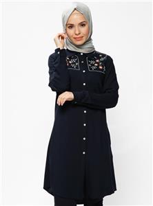 tunik زنانه سورمه ای طرح   Cml Collection 414351