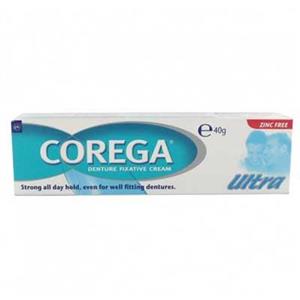 خمیر چسب دندان مصنوعی کورگا COREGA DENTURE Corega Ultra Denture Fixative Cream 40g