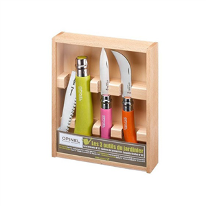 ست باغبانی چاقو و اره اوپینل – Opinel Colored Gardener Box Set