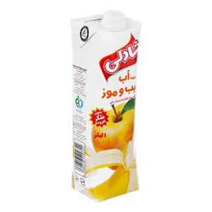 آبمیوه سیب و موز بدون شکر 1 لیتری شادلی Shadlee Apple And Banana Juice 1 Lit