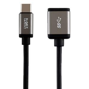 مبدل OTG USB-C کی نت پلاس مدلKP-C2003 طول 0.2 KNETPLUS KP-C2003 USB 3.0 Type-C OTG Cable 0.2m