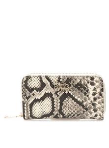 کیف پول زنانه مشکی پوست ماری   B.f.g Polo Style 413313