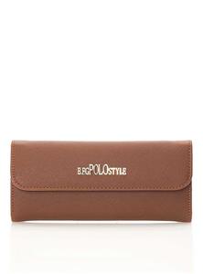 کیف پول زنانه قهوه ای     B.f.g Polo Style 413352