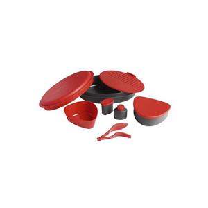 مجموعه کامل ظروف سفری قرمز 8تکه قابل استفاده در ماکروویو Primus Meal Set Red Piece 