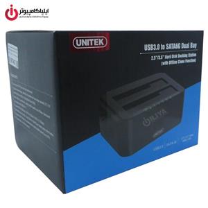 داک اکسترنال هارد دیسک 2.5 و 3.5 اینچی دوبل USB 3.0 یونیتک مدلY 3032 Unitek And inch Dual External Hard Drive Dock 